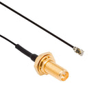 AMPHENOL RF 095-902-599-250. CBL ASSY, SMA JACK-R/A MHF4L PL, 9.843"