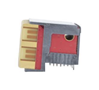 AMPHENOL SOCAPEX RVPX-RP016VM2 Connector, Right Angle, RVPX Series, 112 Contacts, 1.8 mm, Plug, Press Fit, 7 Rows