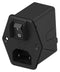 CORCOM - TE CONNECTIVITY 10HPEGD1-NG Filtered IEC Power Entry Module, IEC C18, Medical, 10 A, 250 VAC, DPST, Dual 5-1609158-2