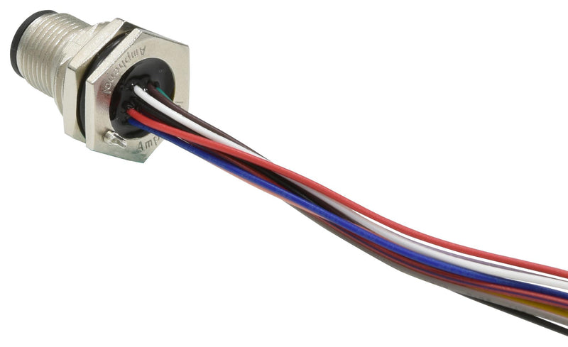AMPHENOL LTW MSBS-04PMMC-SF8C30 SENSOR CORD, 4P M12 PLUG-FREE END, 11.8"