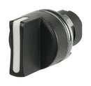 EAO 46-280S.1CV0.008 Switch Actuator, 3 Position, 29mm, Black, EAO 46 Series 22.3mm Non Illuminated Selector Switches