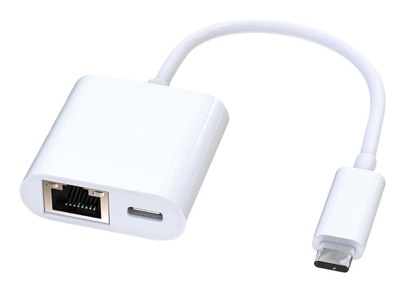ROLINE 12.02.1100 Converter, USB 3.0 Type C Plug to RJ45 Jack, 10/100/1000 Mbps