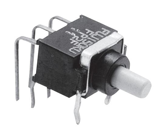 NIDEC COMPONENTS FP2F-5M-Z Pushbutton Switch, Ultra Miniature, FP Series, DPDT, On-(On), Plunger for Cap, Yellow