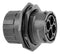 AMPHENOL SINE/TUCHEL RTS718N4PHEC03 CIRCULAR CONNECTOR, RCPT, 4POS, CRIMP
