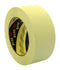 3M 201E 72MM Masking Tape, Crepe Paper, Cream, 72 mm x 50 m