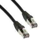 AMPHENOL CABLES ON DEMAND MP-CAT8STPBLK-020 PATCH CABLE, 8P8C, RJ45 PLUG-PLUG, 20