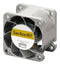 SANYO DENKI 9GT0424P3J001 DC Axial Fan, High Temp Range, 24 V, Square, 40 mm, 28 mm, Ball Bearing, 18.4 CFM