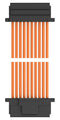 TE CONNECTIVITY 2405415-5 Cable Assembly, CN1 Connector to CN2 Connector, 10 Ways, 1 mm, 1 Row, 300 mm, 11.8 "