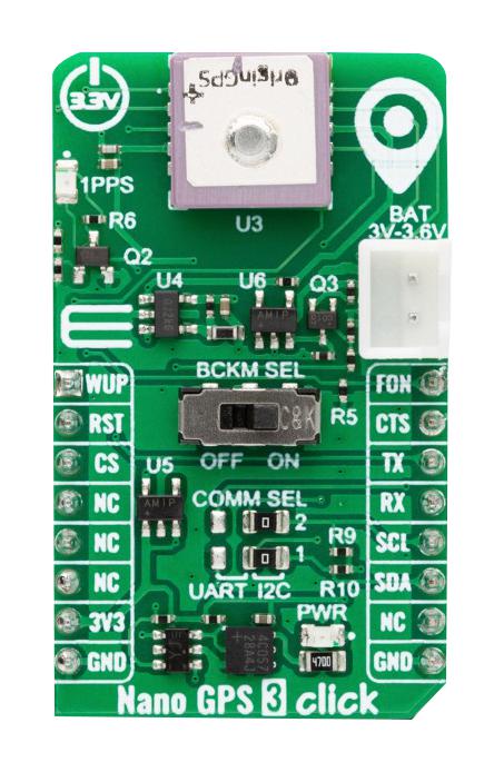 MIKROELEKTRONIKA MIKROE-5782 NANO GPS 3 CLICK
