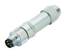 BINDER 99-3363-25-04 Sensor Connector, 768 Series, M8, Male, 4 Positions, Solder Pin, Straight Cable Mount