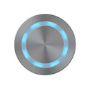 MULTICOMP PRO MP015440 Vandal Resistant Switch, 12VDC LED, MP Piezo Switch, 22 mm, SPST-NO, Momentary, Round Flat, Natural