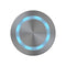 MULTICOMP PRO MP015449 Vandal Resistant Switch, 24VDC LED, MP Piezo Switch, 19 mm, SPST-NO, Momentary, Round Flat, Natural
