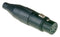 AMPHENOL AUDIO AC5FBJ XLR Connector, 5 Contacts, Jack, Cable Mount, Silver Plated Contacts, Zinc Alloy Body, AC