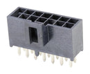 MOLEX 105310-1114 Pin Header, Power, Wire-to-Board, 2.5 mm, 2 Rows, 14 Contacts, Through Hole Straight