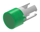 EAO 19-932.5 LED Lens, Lens with Holder, Green, 7.3 mm, Round with Flat Top, Plastic