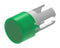 EAO 19-932.5 LED Lens, Lens with Holder, Green, 7.3 mm, Round with Flat Top, Plastic
