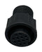 NORCOMP 868-012-203R001 Circular Connector, Circular Connector, Cavalier Series, Cable Mount Receptacle, 12 Contacts