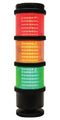 MULTICOMP PRO MP014825 Light Tower, 3 Tiers, Amber/Green/Red, 24 V, IP66, Steady, 75.1mm x 255.2mm, -30 &deg;C to 50 &deg;C