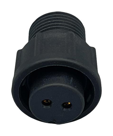 NORCOMP 868-02A-203R001 Circular Connector, Circular Connector, Cavalier Series, Cable Mount Receptacle, 2 Contacts
