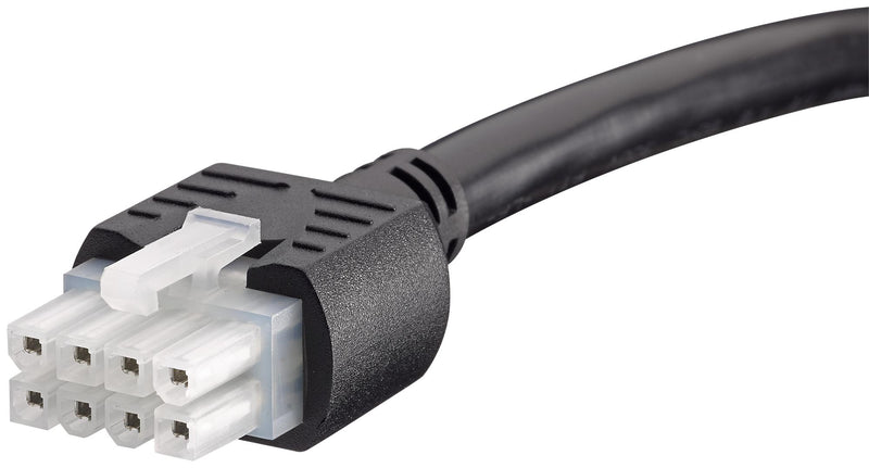 MOLEX 245135-0810 Cable Assembly, OTS, Mini-Fit Jr. Receptacle to Mini-Fit Jr. Receptacle, 8 Ways, 4.2 mm, 2 Row, 1 m