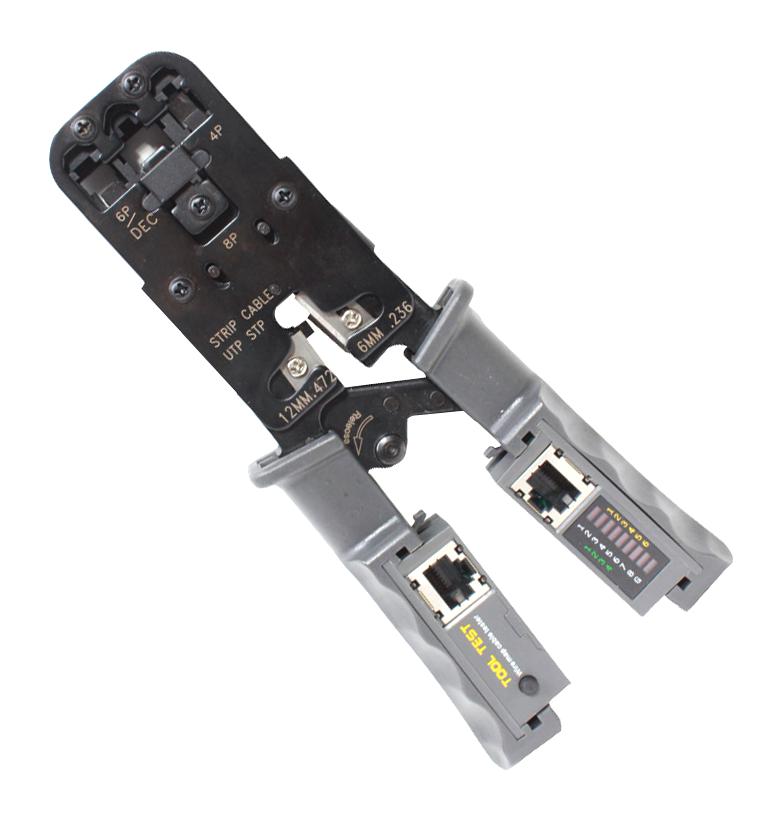 DURATOOL 22-26095 Crimp Tool, Hand, RJ45 Cat5 Connectors