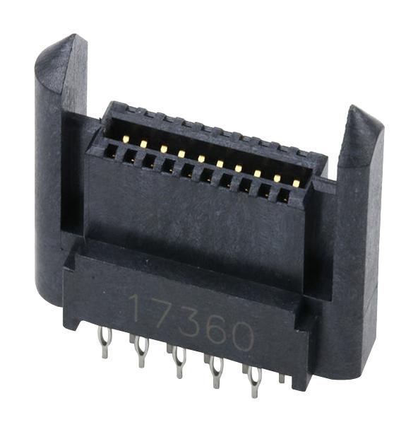 MOLEX 46113-0203 Rectangular Power Connector, 20 Contacts, LPH 46113 Series, PCB Mount, Press Fit, 1.27 mm