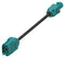 TE CONNECTIVITY 2081385-2 RF / Coaxial Cable Assembly, FAKRA Plug to FAKRA Jack, RTK031, 50 ohm, 23.62 ", 600 mm, Black