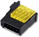 TE CONNECTIVITY 1473562-3 Rectangular Power Connector, Yellow, 3 Contacts, RITS, Cable Mount, IDC / IDT, 2 mm, Plug