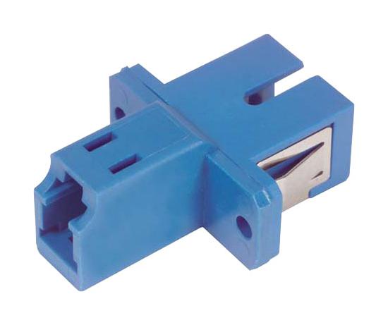 L-COM FOA-020C Fiber Optic Adapter, LC Simplex, SC Simplex, Jack, Jack, Straight Panel Adapter