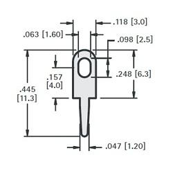 KEYSTONE 4952 TEST POINT, PCB, THROUGH HOLE
