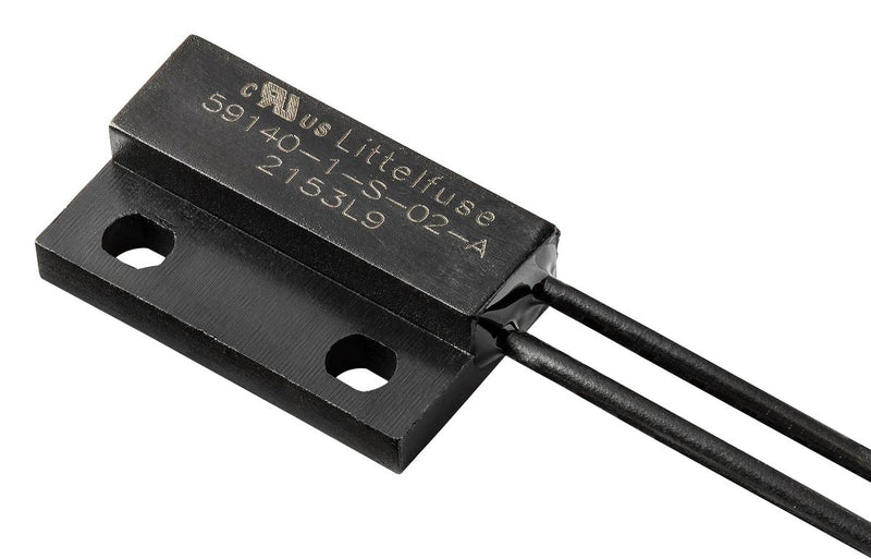 LITTELFUSE 59140-1-T-05-A Reed Sensor, SPST-NO, 8.4 mm, Flange, -40&deg;C to 105&deg;C, 59140 Series