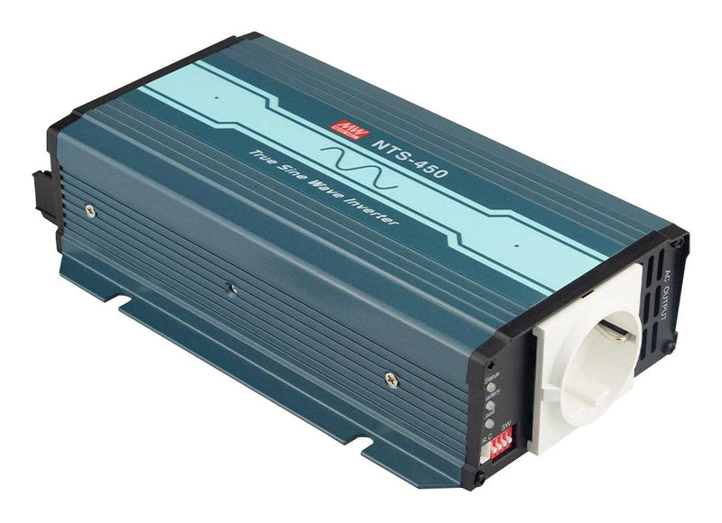 MEAN WELL NTS-450-248EU DC/AC Inverter, ITE, 48 V, 1 Outlets, 230 VAC, 450 W, NTS-450 Series