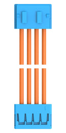 TE CONNECTIVITY 2405869-4 Cable Assembly, CN1 Connector to CN2 Connector, 4 Ways, 2 mm, 1 Row, 300 mm, 11.8 "