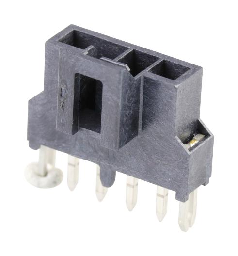MOLEX 105311-1204 Pin Header, Power, Wire-to-Board, 2.5 mm, 1 Rows, 4 Contacts, Through Hole Straight