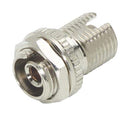 L-COM FOA-033A Fiber Optic Adapter, FC Simplex, FC Simplex, Jack, Jack, Straight Panel Adapter