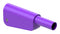 Staubli 66.2024-26 66.2024-26 Banana Test Connector Plug Cable Mount 32 A 1 kV Nickel Plated Contacts Violet