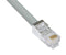 L-COM TRDU45SCR-2 Ethernet Cable, Cat5e, RJ11 Plug to RJ11 Plug, STP (Shielded Twisted Pair), Grey, 609.6 mm, 2 ft