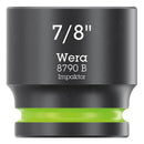 WERA 05005524001 Socket, Hexagonal, Impaktor, 3/8" Drive, 7/8" AF, 32mm L
