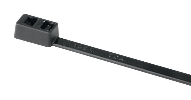 HELLERMANNTYTON T50RDH.NB3P Cable Tie, Nylon 6.6 (Polyamide 6.6), Black, 210 mm, 4.7 mm, 38 mm, 225 N