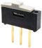 E-SWITCH EGJ1210AAT1 Slide Switch, SPDT, On-On, Through Hole, EGJ1210 Series, 500 mA