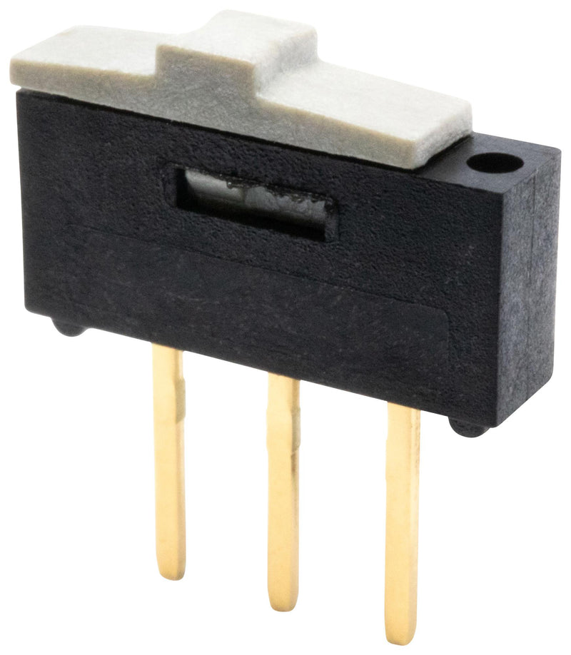 E-SWITCH EGJ1210AAT1 Slide Switch, SPDT, On-On, Through Hole, EGJ1210 Series, 500 mA