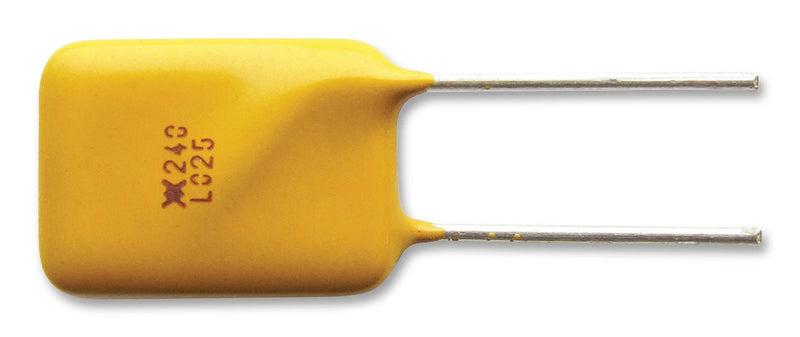 LITTELFUSE LVR025S Resettable Fuse, PPTC, PolySwitch LVR Series, 240 VAC, 250 mA, 560 mA, 18.5 s, Rectangular