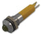 CML INNOVATIVE TECHNOLOGIES 190403Z2 LED Panel Mount Indicator, Satin Chrome Bezel, Yellow, 8 mm, 29 mcd