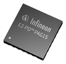 INFINEON CYPAS111A1-24LQXQ USB Power Delivery Adapter, Secondary Side Control, USB 3.0, Type C, 3.3 V to 21.5 V, QFN-EP-24