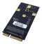 GATEWORKS GW16147 Adapter Card, Mini-PCIe to M.2 Cellular Modem, PCIe and USB 2.0, SBC, Dual Nano SIM Sockets