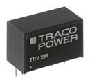 TRACO POWER TRV 2-0510M Isolated Through Hole DC/DC Converter, ITE & Medical, SIP, 1.5:1, 2 W, 1 Output, 3.3 V