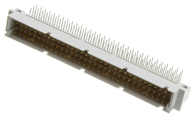 AMPHENOL COMMUNICATIONS SOLUTIONS 86093967113765ELF DIN 41612 Connector, FCI 8609 Series, 96 Contacts, Header, 2.54 mm, 3 Row, a + b + c