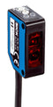 SICK WT100-2N1419 Photoelectric Sensor, 140mm, NPN, Background Blanking, Proximity, Cable, 10 to 30 VDC, W100-2 Series