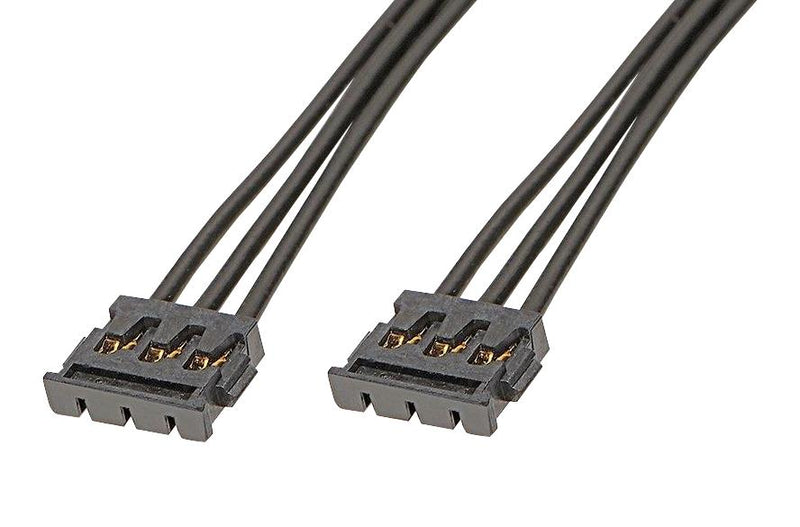 MOLEX 36920-0300 Cable Assembly, Wire to Board Receptacle to Wire to Board Receptacle, 3 Ways, 1.2 mm, 1 Row