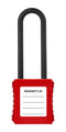 MULTICOMP PRO MP014041 Padlock, 6.2mm Dia, Nylon (Polyamide) Lock and Shackle, -30 &deg;C to 120&deg;C